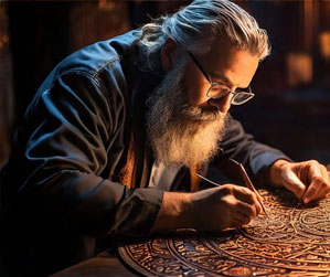 هنرقلم‌زنی در ایران: از نقش‌های کهن تا نوآوری‌های معاصر