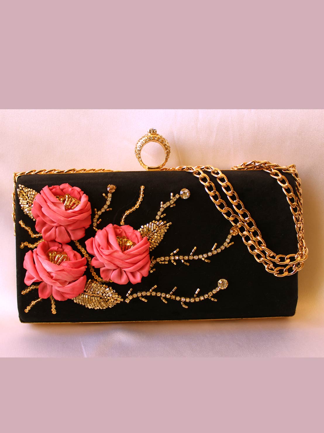 کیف دستی ربان دوزی_ کد: 405