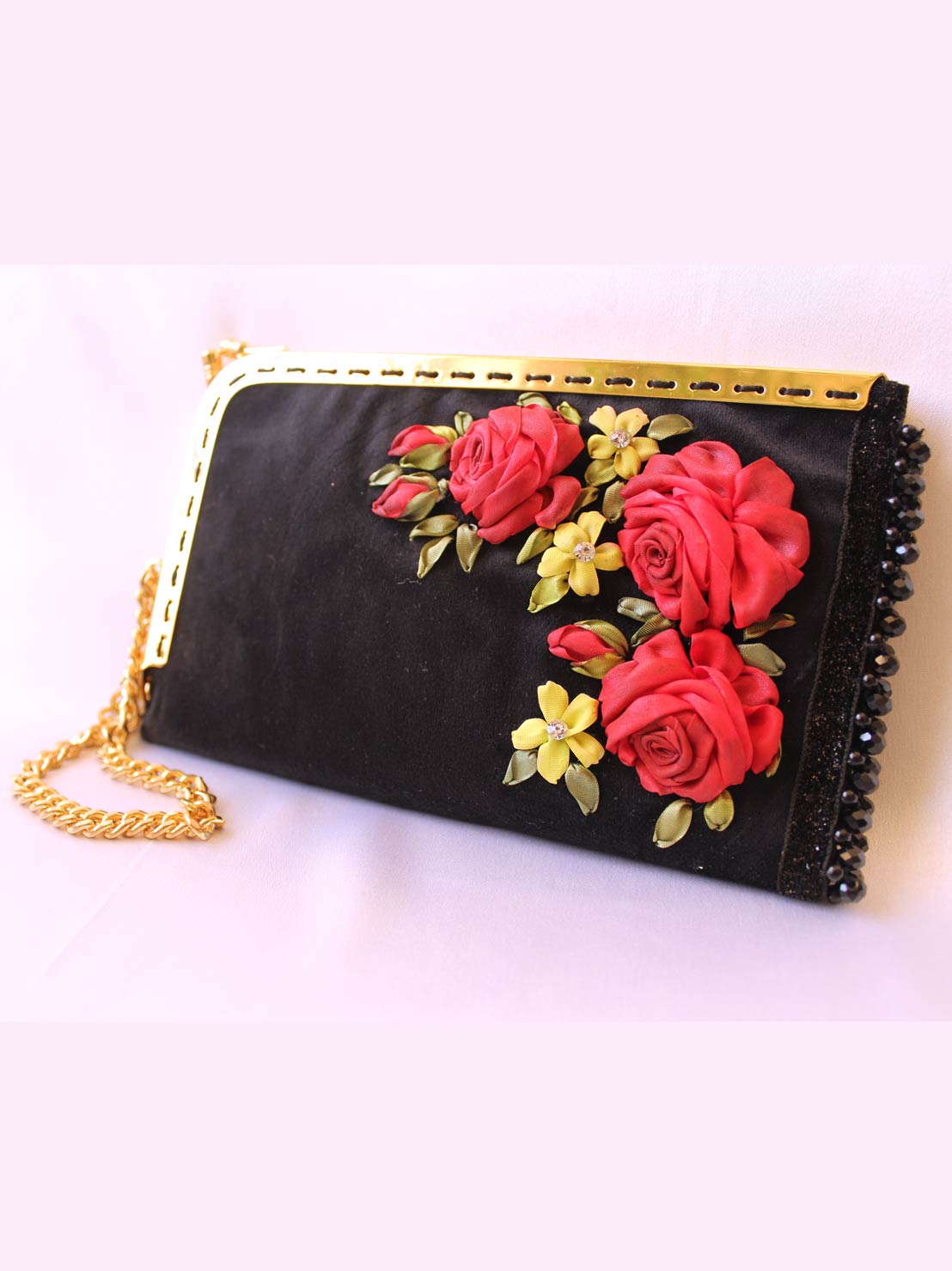 کیف پول ربان دوزی_ کد: 406